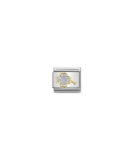 Nomination Composable Classic Glitter Four-Leaf Clover Link Mulher 030220/03