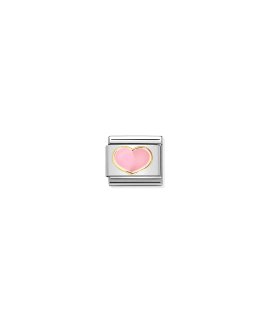 Nomination Composable Classic Pink Heart Link Mulher 030283/21