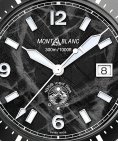 Montblanc 1858 Iced Sea Automatic Relógio Homem 129372