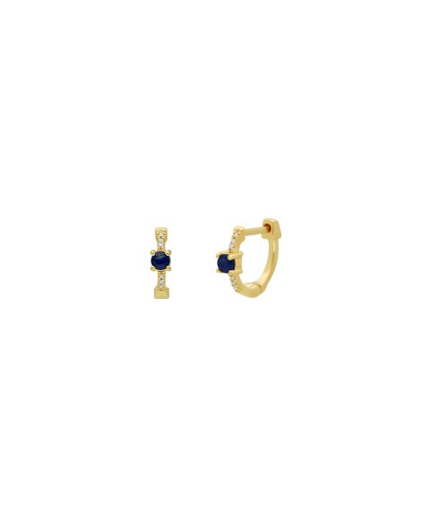 Encantus Rainbow Joia Brincos Ouro 18K, Diamantes e Safiras Mulher 18KPEO2180479