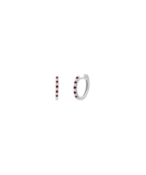 Encantus Rainbow Joia Brincos Ouro 18K, Diamantes e Rubis Mulher 18KPEO2280633