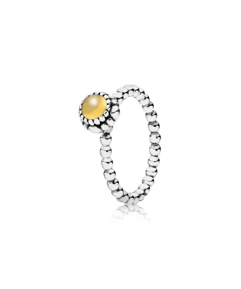 Pandora November Birthstone Joia Anel Mulher 190854CIG