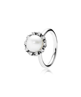 Pandora Sparkling Pearl Joia Anel Mulher 190916P
