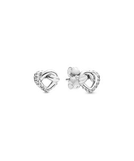 Pandora Knotted Hearts Joia Brincos Mulher 298019CZ