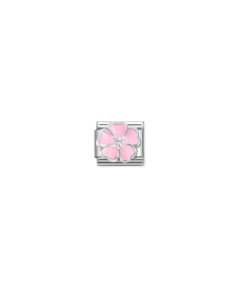 Nomination Composable Classic Pink Flower Link Mulher 330321/14