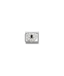 Nomination Composable Classic Heart with Keyhole Link Mulher 330328/09