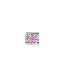 Nomination Composable Classic Pink Oval Stone Link Mulher 330604/003