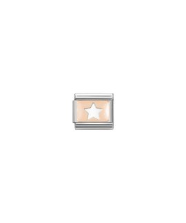 Nomination Composable Rose Gold Star Acessório de Joia Link Mulher 430101/09