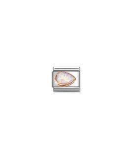 Nomination Composable Classic Pink Opal Drop Right Link Mulher 430514/38