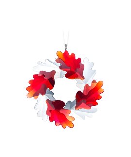 Swarovski Wreath - Leaves Decoração Figura de Cristal Adorno 5464866