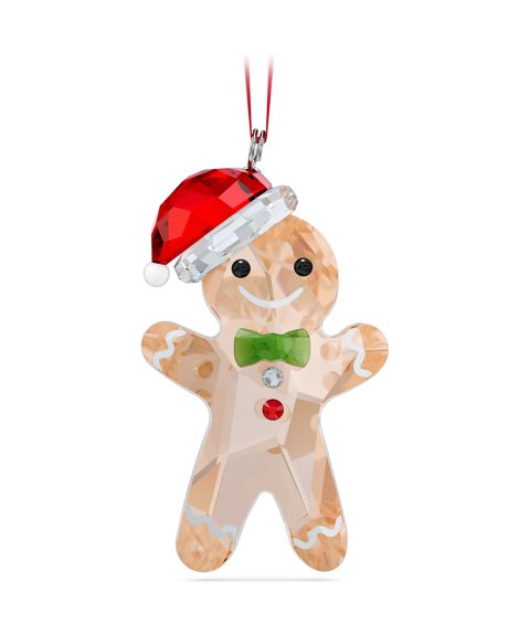 Swarovski Holiday Cheers Gingerbread Man Decoração Figura de Cristal Adorno 5627607