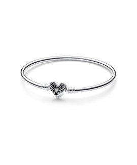 Pandora Moments Heart and Butterfly Joia Pulseira Bangle Mulher 592593C01