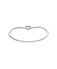 Pandora Sparkling Wishbone Heart Joia Pulseira Bangle Mulher 599297C01