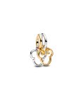 Pandora Disney Mickey and Minnie Splittable Joia Conta Pendente Pulseira Mulher 763650C01