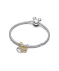 Pandora Disney Mickey and Minnie Splittable Joia Conta Pendente Pulseira Mulher 763650C01