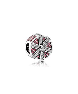 Pandora Red Shimmering Gift Joia Conta Mulher 792006CZR