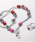 Pandora Disney Villains Queen of Hearts Joia Conta Pendente Pulseira Mulher 793420C01