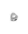 Pandora Sparkling Levelled Hearts Joia Conta Mulher 799218C01