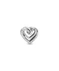 Pandora Sparkling Entwined Hearts Joia Conta Mulher 799270C01