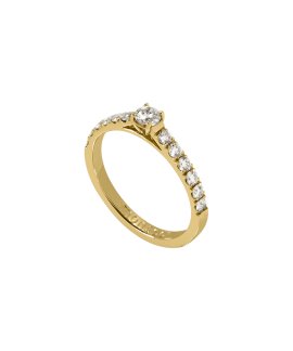 Monseo Eternal Love Joia Anel Ouro 19.2K e Diamante Mulher AN2625C