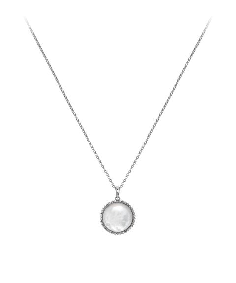 Hot Diamonds Mother of Pearl Circle Joia Colar Mulher DP922