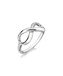 Hot Diamonds Infinity Joia Anel Mulher DR144