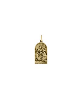 Pereirinha Sagrada Família 22mm Joia Pendente Colar Medalha DU498SAGFAMIL22