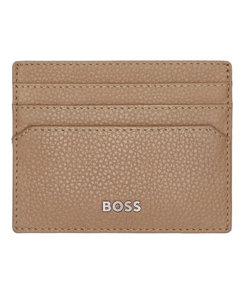 Hugo Boss Classic Grained Camel Porta-Cartões Homem HLC416X