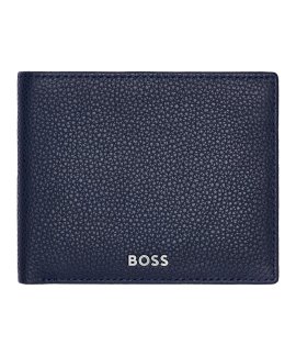 Boss Classic Grained Navy Carteira Homem HLM416N