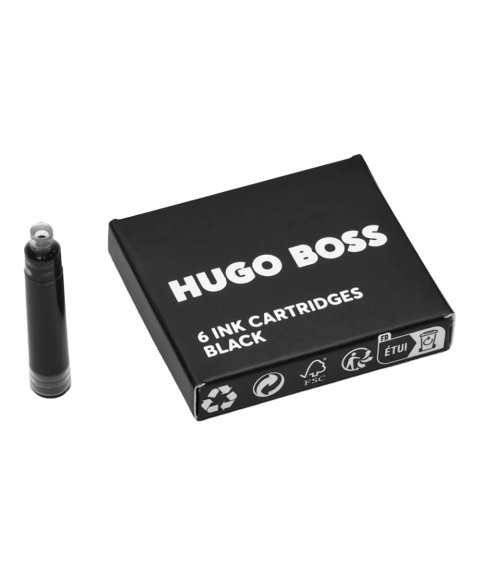 Hugo Boss Conjunto 6 Recargas Pretas Recargas Caneta Acessório Homem HPR921N