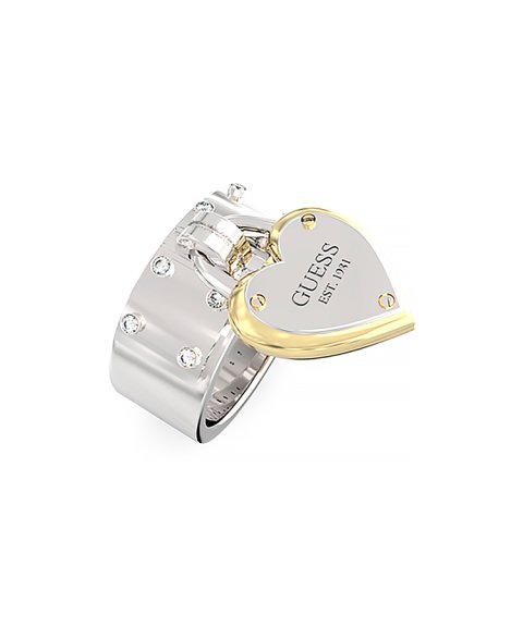 Guess All You Need Is Love Joia Anel Mulher JUBR04205JWYGRH