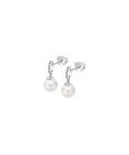 Lotus Silver Pearls Joia Colar Brincos Set Mulher LP3478SET