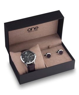 One Distinct Box Relógio Botões de Punho Homem OG5771WC52L