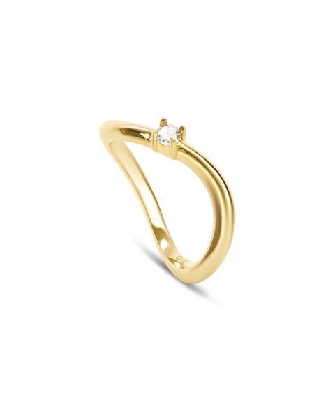 One Infinity Solitaire Joia Anel Mulher OJIFR02G