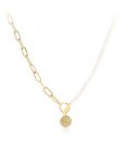 One Neckmess Pearly Joia Colar Mulher OJNN48G