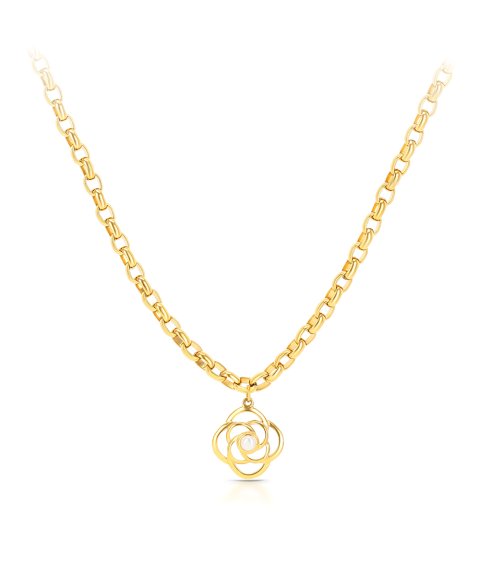 One Rose Pearl Joia Colar Mulher OJRN01D