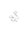One Silvery Four Joia Brincos Set Mulher OJSESF03S