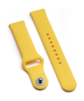 One Silicone Amarelo Bracelete Mulher OSWB01L