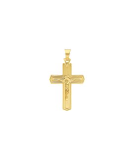 Pereirinha Crucifixo Joia Pendente Colar Cruz Ouro 19.2K PEOCRU57