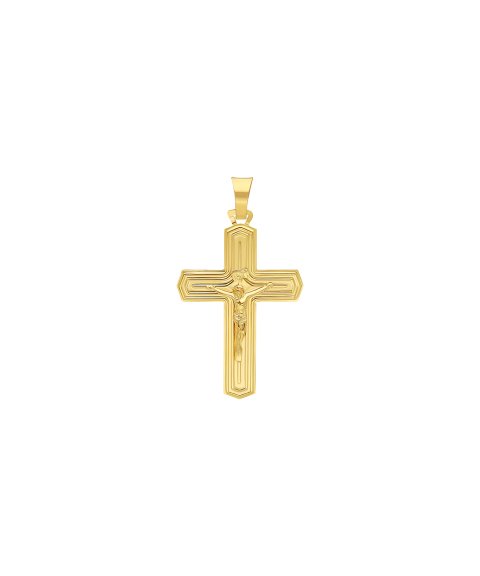 Pereirinha Crucifixo Joia Pendente Colar Cruz Ouro 19.2K PEOCRU57