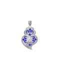 Portugal Jewels Azulejo Coração de Viana Joia Colar Mulher SNAZ00205B