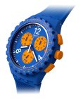 Swatch Essentials Primarily Blue Relógio Cronógrafo SUSN419