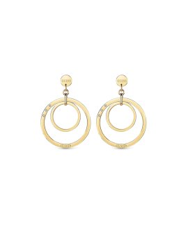 Guess Eternal Circles Joia Brincos Mulher UBE29023