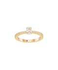 Unike Jewellery Mia Rose Oval Solitaire Joia Anel Mulher UK.AN.1204.0467