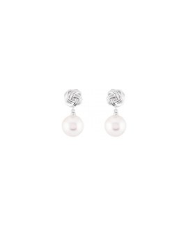 Unike Jewellery Classy Pearl Knot Joia Brincos Mulher UK.BR.1204.0106
