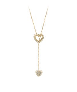 Unike Jewellery Valentines Edition Golden Joia Colar Mulher UK.CL.1204.0277